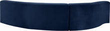 Load image into Gallery viewer, Curl Navy Velvet 2pc. Sectional
