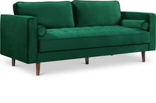 Load image into Gallery viewer, Emily Green Velvet Sofa image
