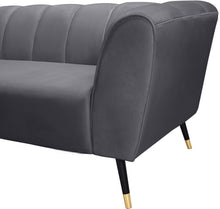 Load image into Gallery viewer, Beaumont Grey Velvet Sofa
