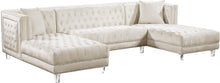 Load image into Gallery viewer, Moda Cream Velvet 3pc. Sectional image
