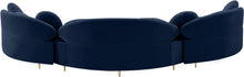 Load image into Gallery viewer, Vivacious Navy Velvet 3pc. Sectional (3 Boxes)
