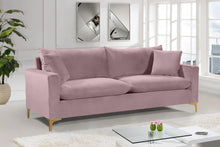 Load image into Gallery viewer, Naomi Pink Velvet Sofa
