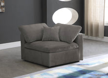 Load image into Gallery viewer, Cozy Grey Velvet Chair
