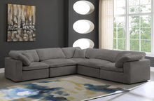 Load image into Gallery viewer, Cozy Grey Velvet Cloud Modular Sectional
