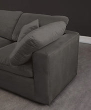 Load image into Gallery viewer, Cozy Grey Velvet Cloud Modular Sofa
