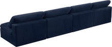 Load image into Gallery viewer, Cozy Navy Velvet Cloud Modular Armless Sofa
