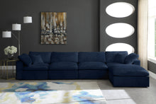 Load image into Gallery viewer, Cozy Navy Velvet Cloud Modular Sectional
