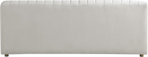 Naya Cream Velvet Loveseat