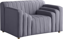 Load image into Gallery viewer, Naya Grey Velvet Chair
