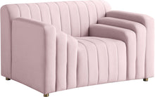 Load image into Gallery viewer, Naya Pink Velvet Chair
