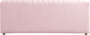 Naya Pink Velvet Loveseat