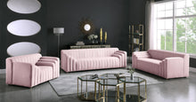 Load image into Gallery viewer, Naya Pink Velvet Loveseat
