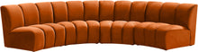 Load image into Gallery viewer, Infinity Cognac Velvet 4pc. Modular Sectional image
