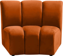 Load image into Gallery viewer, Infinity Cognac Velvet Modular Chair image
