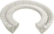 Load image into Gallery viewer, Infinity Cream Velvet 11pc. Modular Sectional
