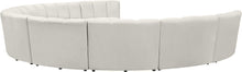 Load image into Gallery viewer, Infinity Cream Velvet 9pc. Modular Sectional
