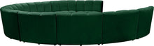 Load image into Gallery viewer, Infinity Green Velvet 10pc. Modular Sectional
