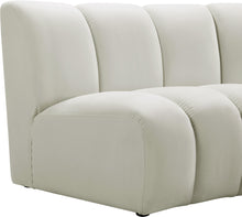 Load image into Gallery viewer, Infinity Cream Velvet 3pc. Modular Sectional
