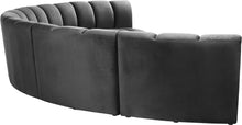 Load image into Gallery viewer, Infinity Grey Velvet 6pc. Modular Sectional
