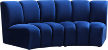 Load image into Gallery viewer, Infinity Navy Velvet 2pc. Modular Sectional
