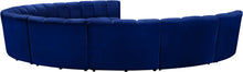 Load image into Gallery viewer, Infinity Navy Velvet 9pc. Modular Sectional
