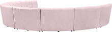 Load image into Gallery viewer, Infinity Pink Velvet 8pc. Modular Sectional
