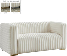 Load image into Gallery viewer, Ravish Cream Velvet Loveseat image
