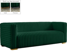 Load image into Gallery viewer, Ravish Green Velvet Sofa
