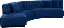 Load image into Gallery viewer, Kenzi Navy Velvet 2pc. Sectional
