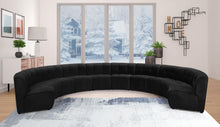 Load image into Gallery viewer, Limitless Black Velvet 10pc. Modular Sectional
