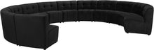 Load image into Gallery viewer, Limitless Black Velvet 12pc. Modular Sectional
