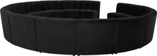 Load image into Gallery viewer, Limitless Black Velvet 15pc. Modular Sectional
