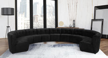 Load image into Gallery viewer, Limitless Black Velvet 11pc. Modular Sectional
