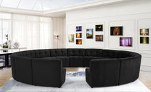 Load image into Gallery viewer, Limitless Black Velvet 15pc. Modular Sectional
