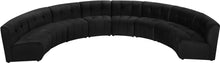 Load image into Gallery viewer, Limitless Black Velvet 8pc. Modular Sectional
