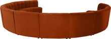 Load image into Gallery viewer, Limitless Cognac Velvet 11pc. Modular Sectional
