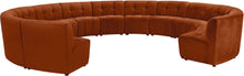 Load image into Gallery viewer, Limitless Cognac Velvet 13pc. Modular Sectional
