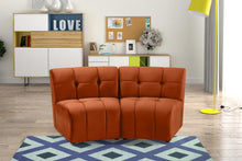 Load image into Gallery viewer, Limitless Cognac Velvet 2pc. Modular Sectional
