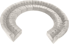 Load image into Gallery viewer, Limitless Cream Velvet 13pc. Modular Sectional
