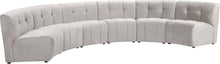 Load image into Gallery viewer, Limitless Cream Velvet 6pc. Modular Sectional
