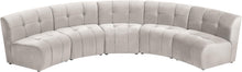 Load image into Gallery viewer, Limitless Cream Velvet 5pc. Modular Sectional
