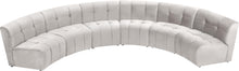 Load image into Gallery viewer, Limitless Cream Velvet 6pc. Modular Sectional
