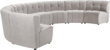 Load image into Gallery viewer, Limitless Cream Velvet 8pc. Modular Sectional
