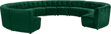 Load image into Gallery viewer, Limitless Green Velvet 13pc. Modular Sectional
