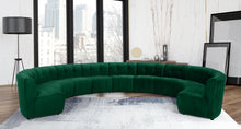 Load image into Gallery viewer, Limitless Green Velvet 11pc. Modular Sectional
