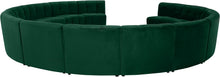 Load image into Gallery viewer, Limitless Green Velvet 14pc. Modular Sectional
