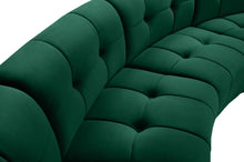 Load image into Gallery viewer, Limitless Green Velvet 12pc. Modular Sectional
