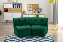 Load image into Gallery viewer, Limitless Green Velvet 2pc. Modular Sectional
