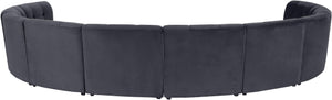 Limitless Grey Velvet 10pc. Modular Sectional