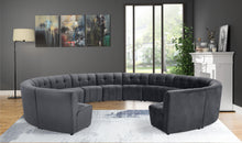 Load image into Gallery viewer, Limitless Grey Velvet 14pc. Modular Sectional
